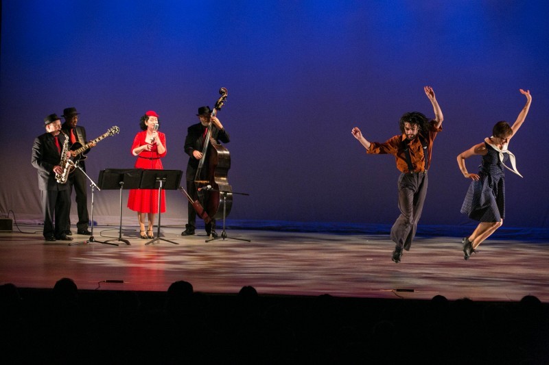 Darrah Carr Dance with Tara O'Grady & Her Black Velvet Band - Stampede at Symphony Space, January2017.