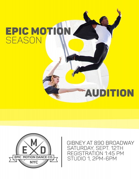 EPIC Motion Season 8 Auditions