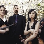 Pictured (L to R): Rebecca Fischer, Jonah Sirota, Gregory Beaver, and Hyeyung Julie Yoon. Members of the Chiara String Quartet