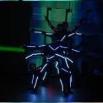 3D mapping , LED costumes and dancers