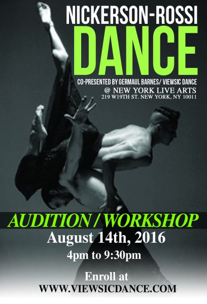 Nickson-Rossi Dance Audition/Workshop