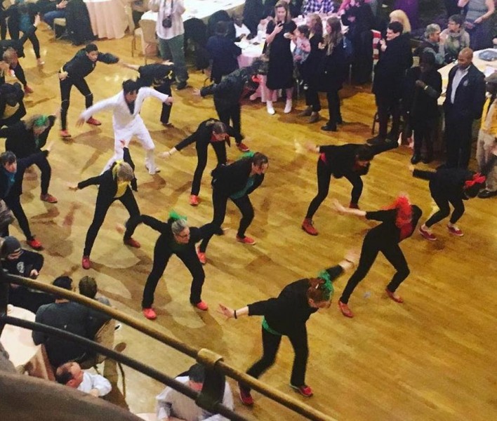 Spoke the Hub Flash Mob Performs in Grand Prospect Hall Ballroom