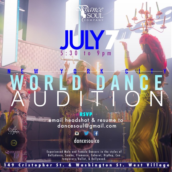 WORLD DANCE AUDITIONS
