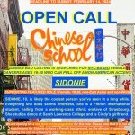 Open Call Flyer for Sidonie