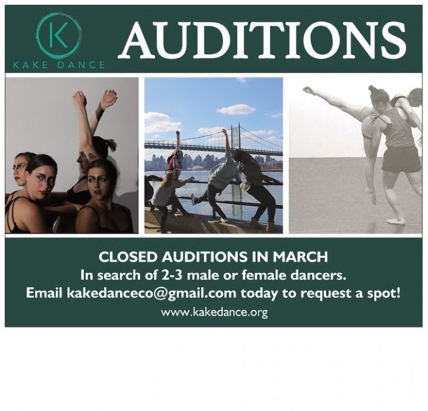 Our audition flyer can be found through NYC studios. 