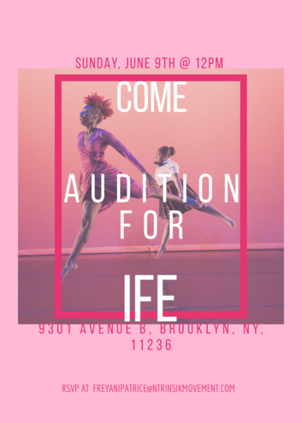Auditions will take place at PS 233 (9301 Avenue B, Brooklyn, NY, 11236). Check in begins at 11:30am.