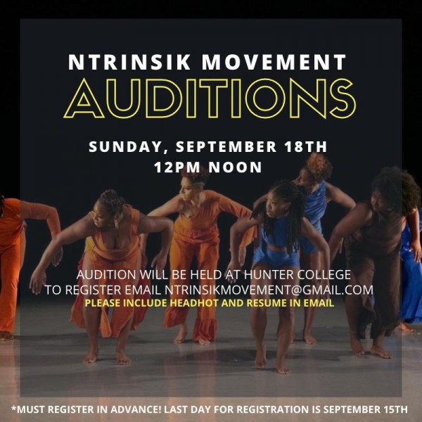 Ntrinsik Movement Season 8 Auditions