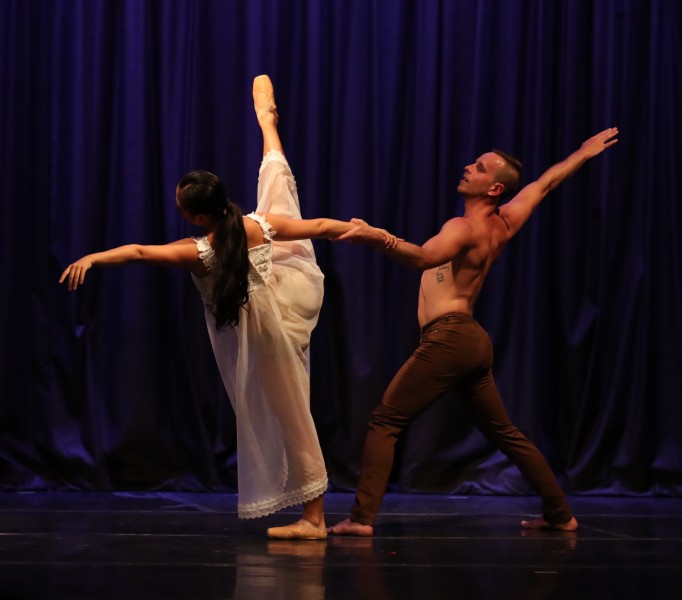 Dancers Anthony Bocconi and Ayaka Taniguchi 