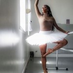 brown and black Ballerinas 