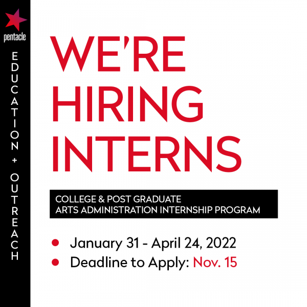 Graphic with internship title, dates, and deadlines