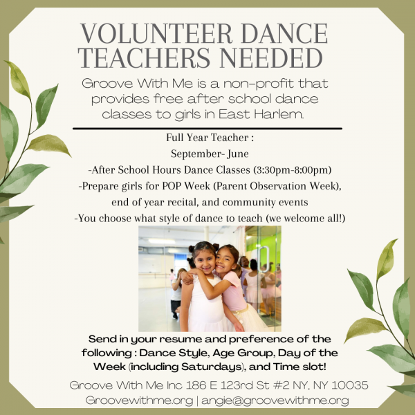 Volunteer Dance Teacher