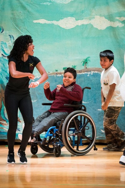 Dance Theatre of Harlem Teaching Artist with Students