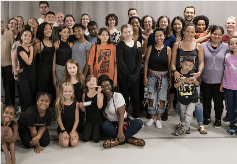 Cora Dance faculty, staff, students, and community members gathered together at All Cora Day