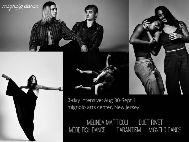Mignolo Summer Dance Workshop info graphic/ad