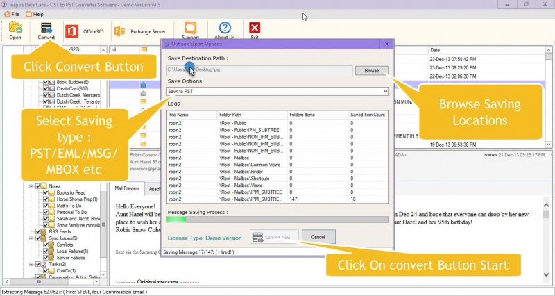 OST to PST Converter 