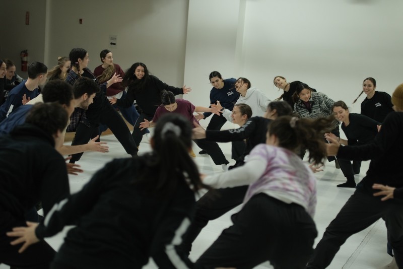 Photo of dance participants of NVA & Guests' NYC Winter workshop 2023