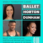 Foundational Classes (Ballet, Horton, Dunham) for Stacie Webster Boot Camp