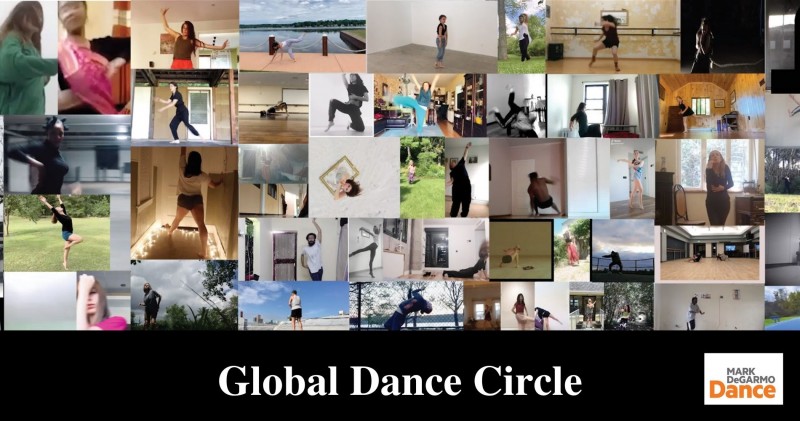A collage of dancers who have previously been featured in a Global Dance Circle video