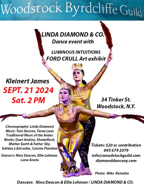 Dance event in Art gallery Woodstock NY  Sept 21  2PM