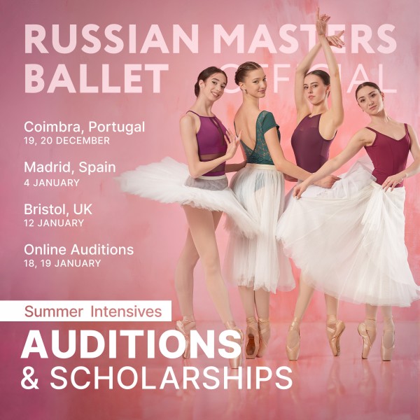 Live Auditions and scholarships for RMB summer ballet intensives 2025