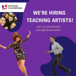 We are Hiring Teaching Artists!