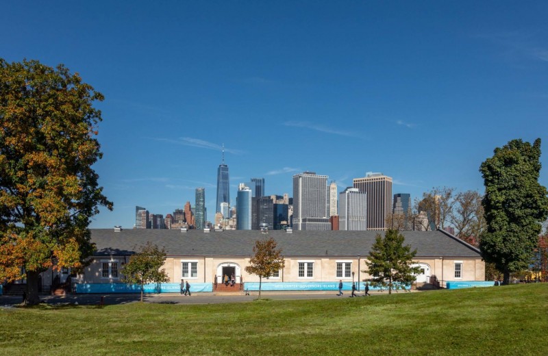 A landscape photo of LMCC's Governor's Island offices.