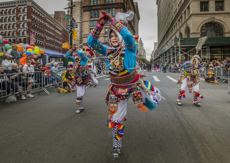 Bolivian Tinkus at Dance Parade