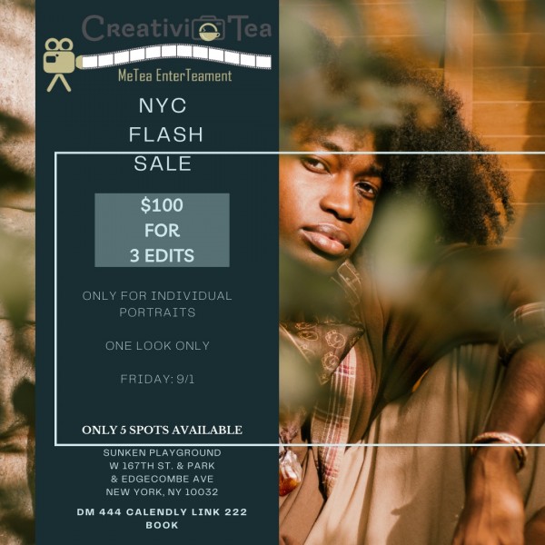 Photography Mini Session with CreativiTEA on 9/1 (LIMITED SPOTS)
