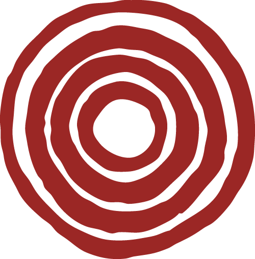 JUNTOS logo - 4 red rings