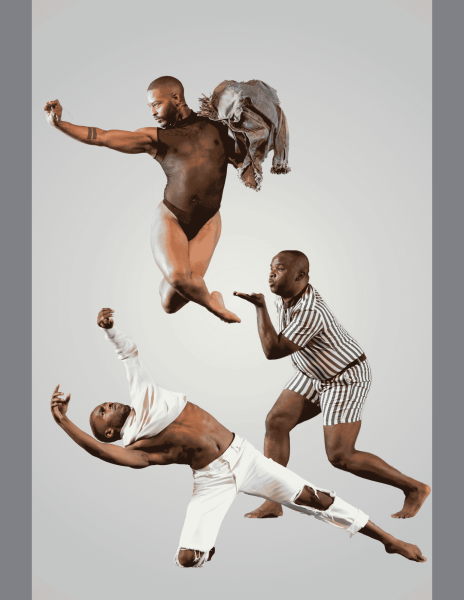 3 black males in dance poses