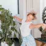 Mona Esser teaching dance chakra alignment at Madhura Studios