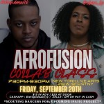 Afro fusion collaboration class scouting for dancers