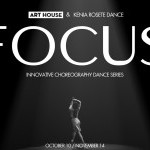 An image of a dancer in a spotlight, with the text “FOCUS” above.