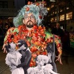 Four Dancers Performing a Masquerade for the Tree of Life