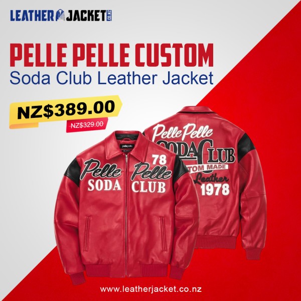 Pelle Pelle Custom Soda Club Leather Jacket