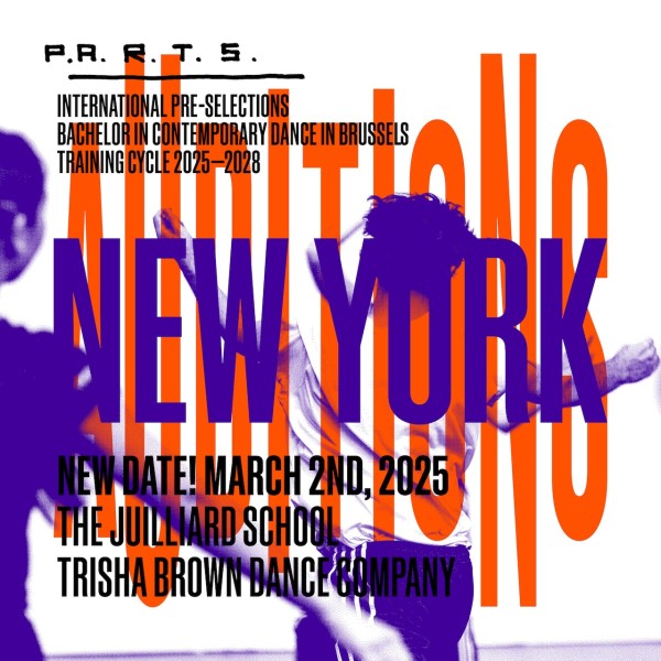 New York audition P.A.R.T.S. : New date March 2nd 