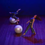  Two dancers perform Eva Dean Dance BOUNCE Repertory 