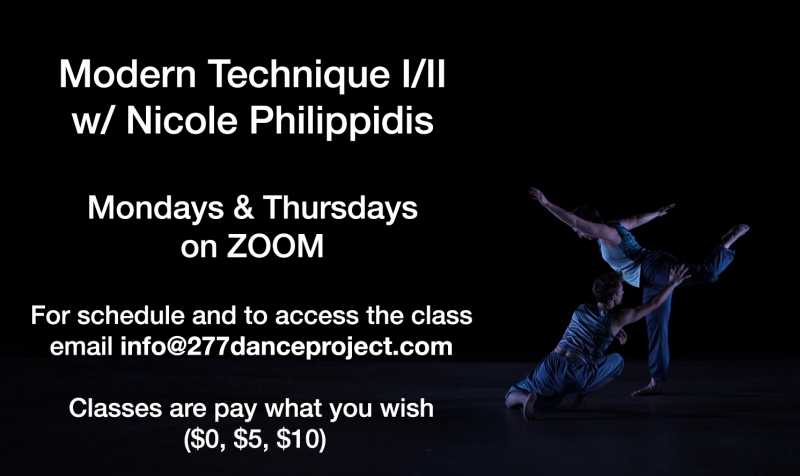 Modern I/II Class with Nicole Philippidis on Zoom