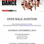 Parsons Dance Male Audition