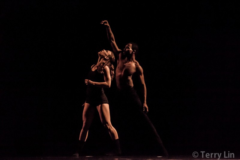 Image of 2 dancers against a black background