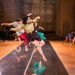 Dancers performing "Rose Walk Green Ice," choreographed by Teresa Fellion