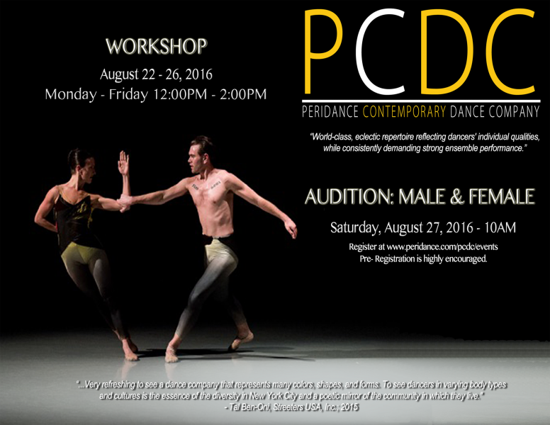 Peridance Contemporary Dance Company Audition