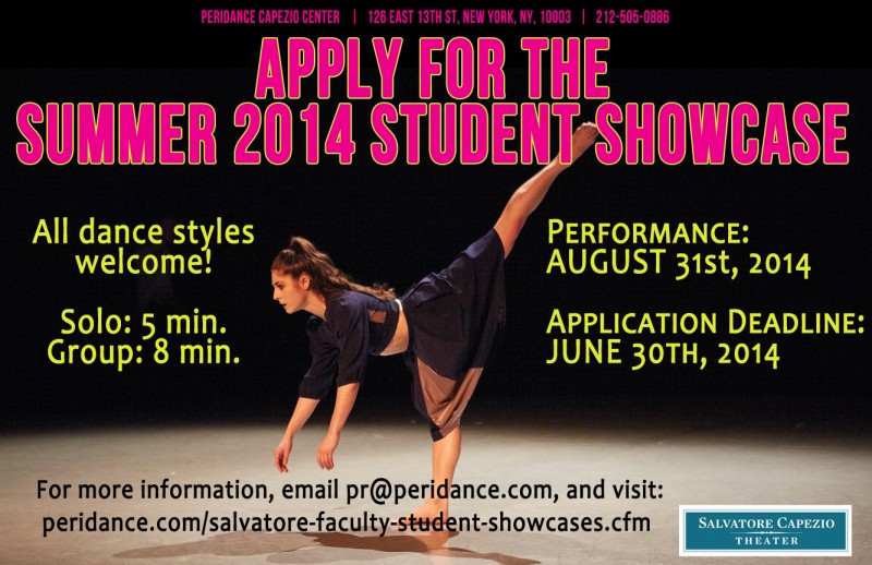 Apply for the Summer 2014 Student Showcase!