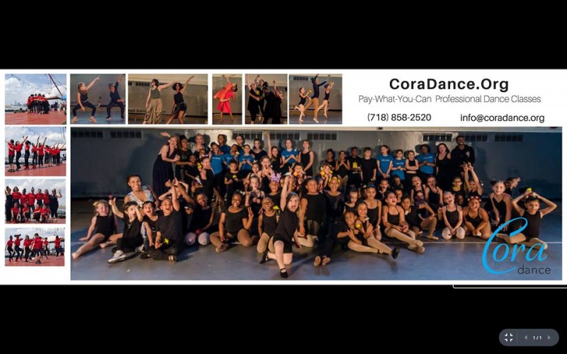 Cora Dance: Pay What You Can Professional Dance Classes