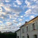 Residency at Moulin/Belle, a french home with a blue cloudy sky