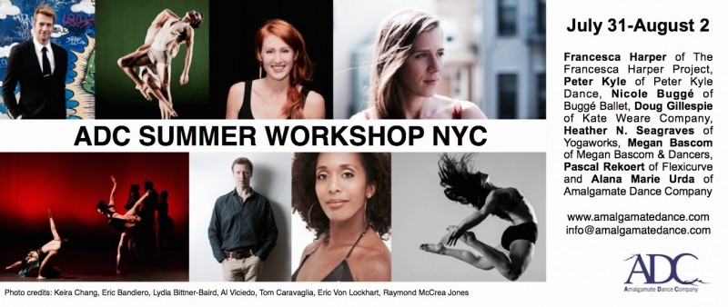 ADC Summer Workshop NYC July31-Aug2: 8 Teaching Artists!