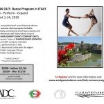 BREAK OUT 2016: dance program in ITALY