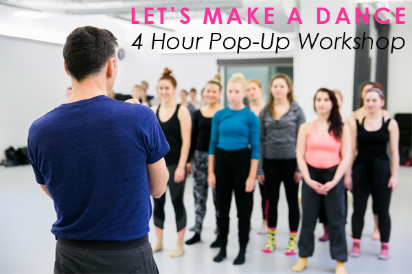 KEIGWIN + COMPANY Let's Make A Dance: 4 Hour Pop-Up Workshop