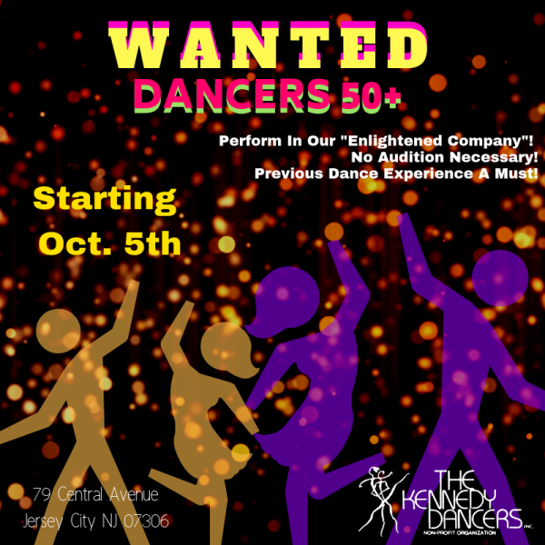 Dancers over 50 yrs Wanted for Performance Company