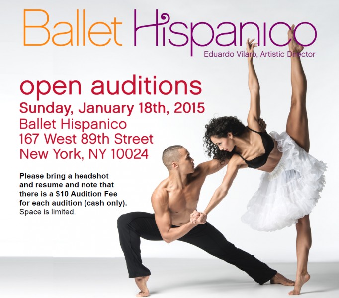 OPEN AUDITIONS  for Ballet Hispanico